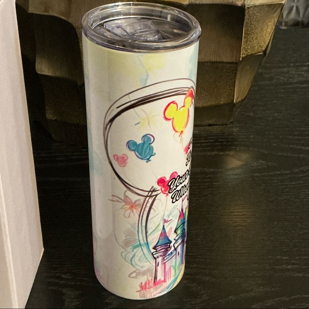 NEW Dreamy Castle Tumbler with Quote - Picture 5 of 5
